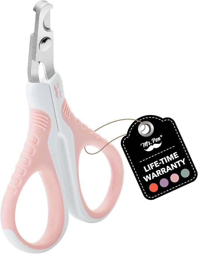 Mr. Pen- Cat Nail Clipper, Stainless Steel | Professional Sharp Cat Claw Trimmer for Small and Medium Cats, Pet Nail Clipper with Sturdy Non Slip Handle