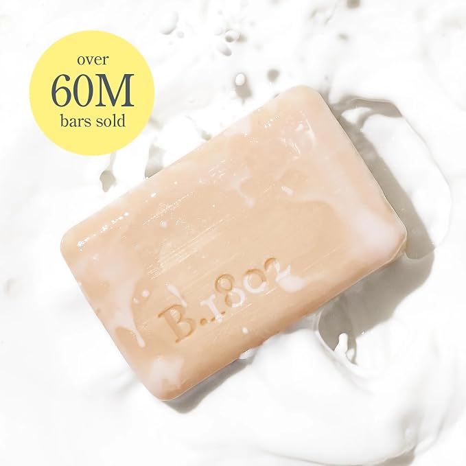 Beekman 1802 Goat Milk Soap – Moisturizing Hand & Body Soap Bar with Shea Butter & Botanical Oils, Triple-Milled, Non-Drying, Made for Sensitive Skin, Honey & Orange Blossom 3.5 oz