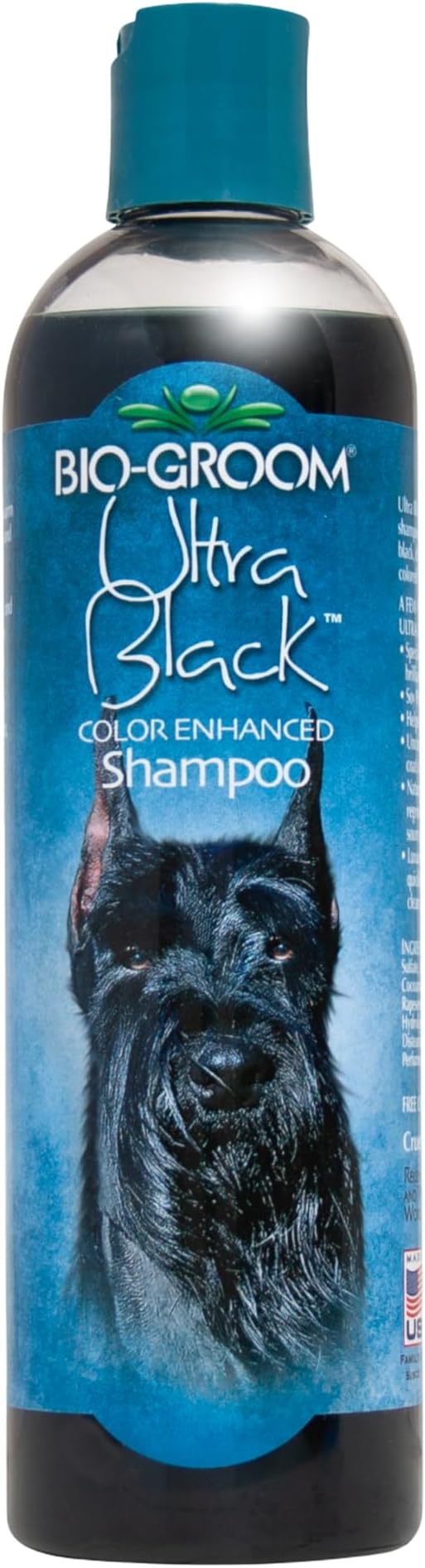 Bio-Groom Ultra-Black Dog Shampoo - Color Enhancing Pet Shampoo, Dog Bathing Supplies, Puppy Wash, Grooming Supplies, Cruelty-Free, Made in USA, Coat Brightener - 12 fl oz 1-Pack