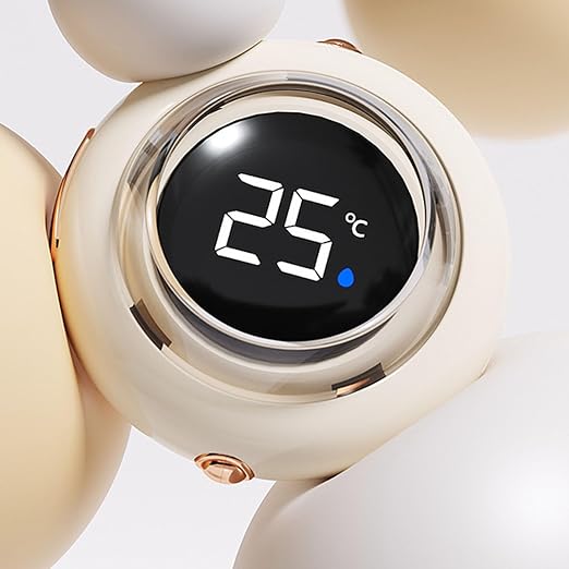 Tnfeeon Baby Bath Thermometer, Baby Thermometers with Temperature Alerts for Infant Toddler Bathtub Pool Bath Thermometer, Spacecraft IP67 LED Display Nan