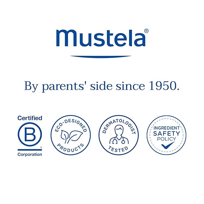 Mustela Baby Nourishing Cleansing Gel – Hair & Body Wash for Dry Skin - with Natural Avocado,Cold Cream & Beeswax - 10.14 fl. oz.,(Pack of 2)
