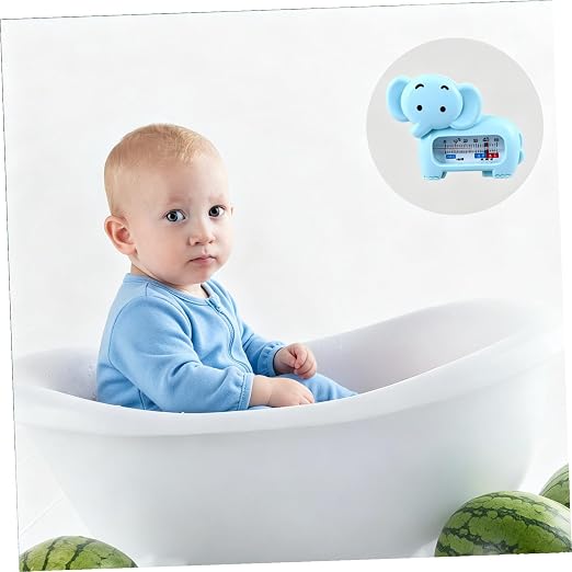 ORFOFE 2pcs Bath Thermometer Cute Safe Water Temperature Monitoring for Material for Newborn Bathing Essentials