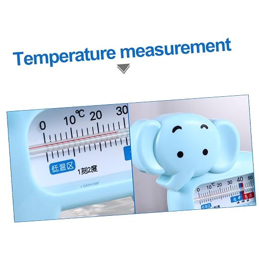 ORFOFE 2pcs Bath Thermometer Cute Safe Water Temperature Monitoring for Material for Newborn Bathing Essentials