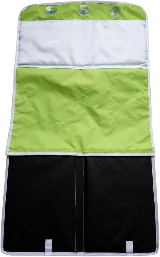 5 STAR SUPER DEALS Baby Bath Kneeling Safety Pad & Storage - Bathtub Kneeler & Elbow Cushion (Regular, Green)