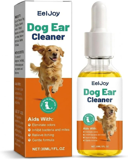 Dog Ear Cleaner for Dogs, Gentle Ear Cleaning Solution, Dog Ear Wash for Routine Ear Hygiene, Ear Cleaner for Dogs, Dog Ear Drops Style Applicator, Helps Remove Build-Up and Refresh Ears, 1 Fl Oz