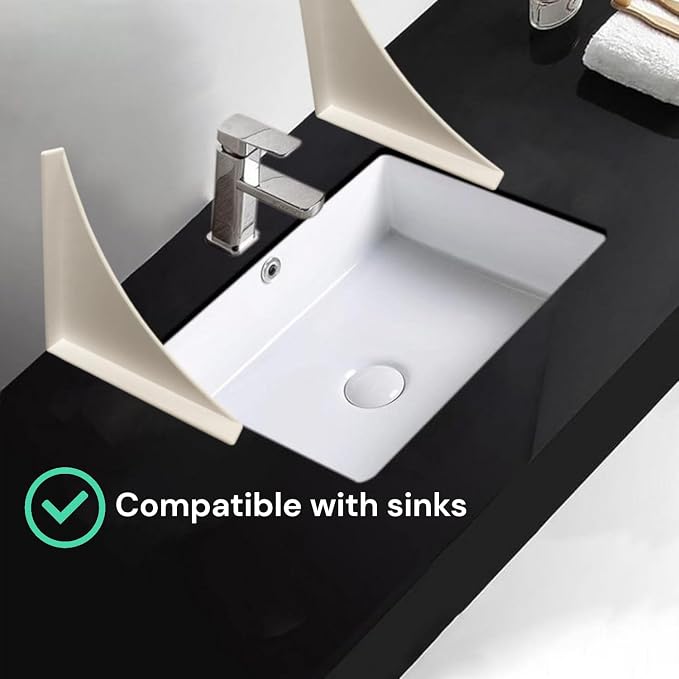 Shower Splash Guard Kit | Large Bathtub Splash Guards | Waterproof Self-Adhesive Shower Corner Guards | Keeps Water in Shower or Bath | 2 Pack 6.75 x 6.75 in
