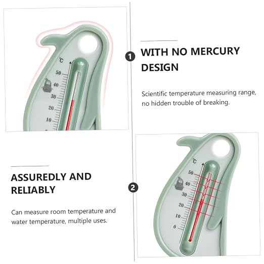 Water Temperature Measurement Tool Penguin Bath Thermometer for Babies and Safe Bathing Water Gauge Floating Cartoon Design Random Color Random Color