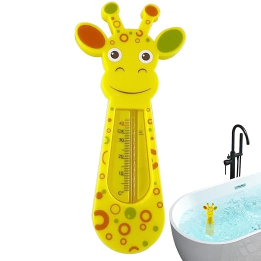 Cute Giraffe Baby Bath Temperature Thermometer | Baby Bath Thermometer,Safety Floating Bath Thermometer for Baby Newborn,Baby Bathtub Thermometer Fun Bath Toy