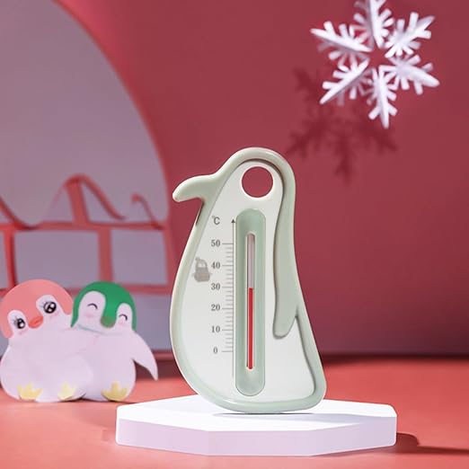 Bath Thermometer for and Newborns, Penguin Shape Water Temperature Gauge, Safe Bathing Tool for Bathtub Use, Cartoon Floating Design Random Color Random Color