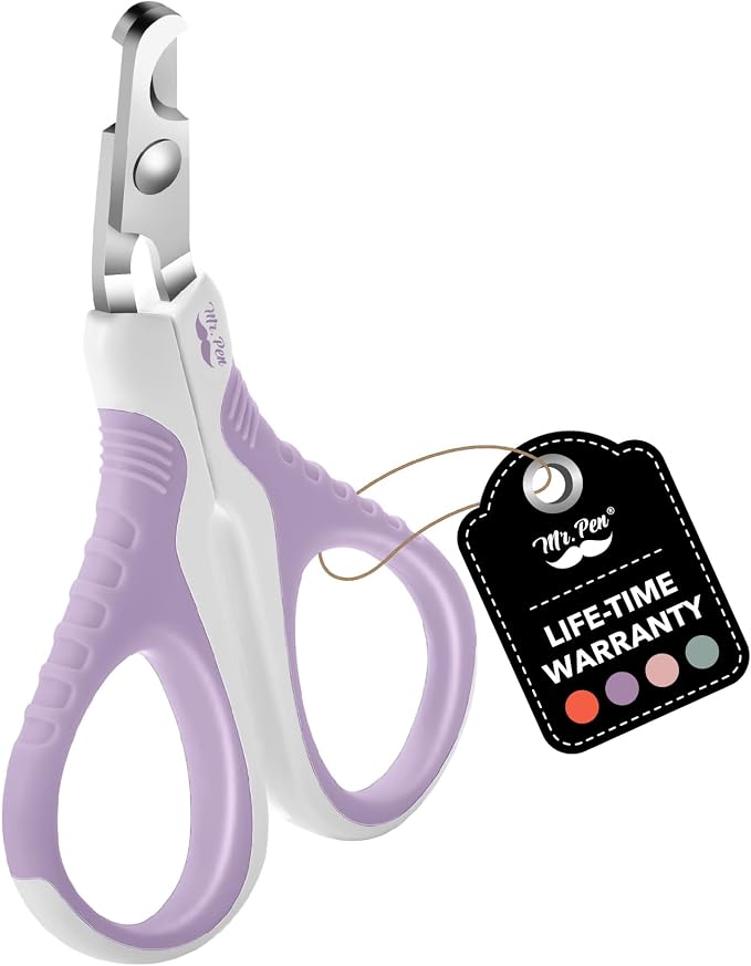 Mr. Pen- Cat Nail Clipper, Stainless Steel | Professional Sharp Cat Claw Trimmer for Small and Medium Cats, Pet Nail Clipper with Sturdy Non Slip Handle