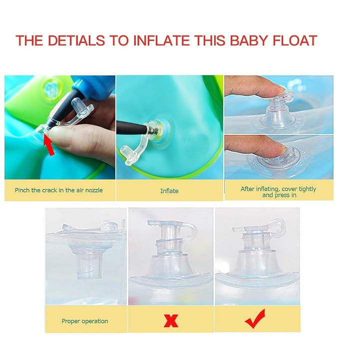 | Inflatable Baby Bathtub,Newborn Bathtub Seat for Infant,Non-Slip Baby Pool for Sitting up,Foldable Toddler Tub Shower,Portable Travel Bath for Kids 0-6 Year (Orange, Animal Print)