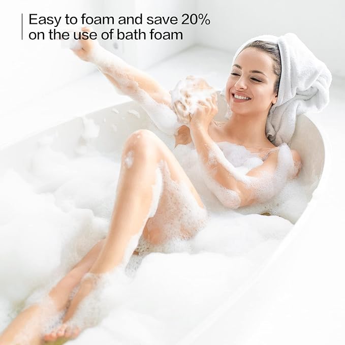 Fishent Loofah Bath Sponge Shower Loofahs, 4 Pack 50g Soft Loofa Exfoliating Body Scrubber Mesh Shower Puff Pouf Ball Luffa for Men and Women(50g/pcs)