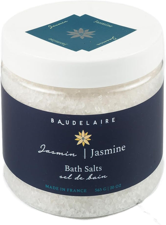 Provence Sante Relaxing Bath Salt - Luxury and Soothing Soak - Exotic Jasmine Scent - Made in France - 20 Oz