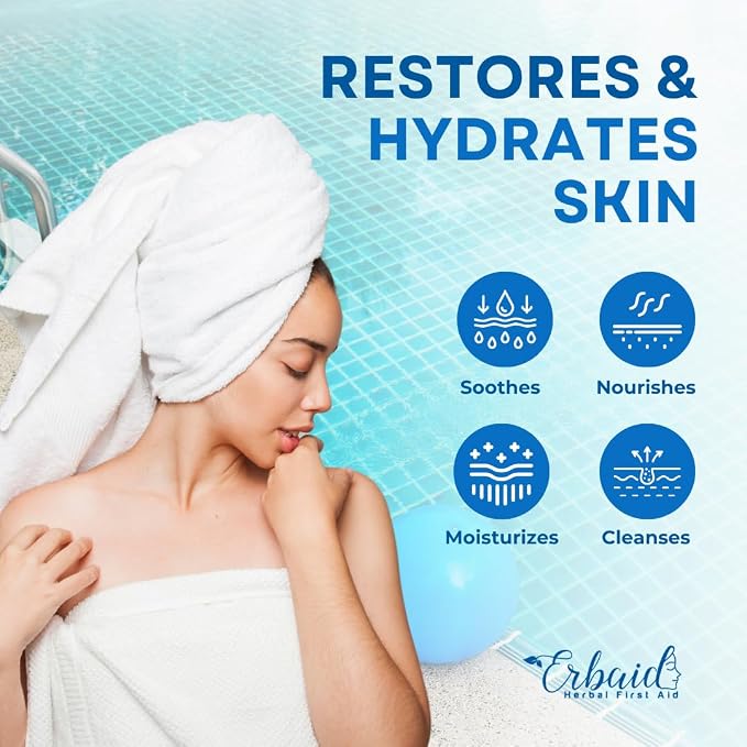 Swimmers Shampoo – Chlorine Removal Body Wash – Natural Face & Body Soap Bar – Removes Chlorine, Salt, Bromine, Hard Water & Sunscreen – Gentle Moisturizing After Swim Care – Made in USA for All Ages