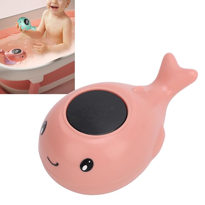 Hilitand Whale Bath Temperature Tester Digital Baby Bath Thermometer Infant Bath Temperature Monitor for Infant, Toddler, Baby ()