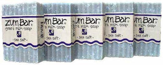 Indigo Wild Zum Bar Goat's Milk Soap - Sea Salt 5 Pack