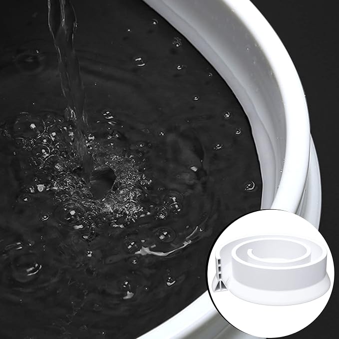 3" High Shower Threshold Water Dam 67 IN Collapsible Shower Water Splash Guard for Curbless Shower Threshold Barrier Water Stopper for Wet and Dry Separation Bathroom and Kitchen (White)