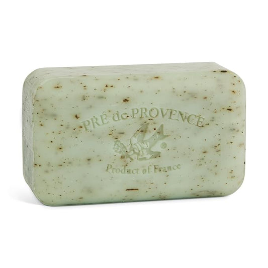 Pre de Provence Artisanal Soap Bar, Natural French Skincare, Enriched with Organic Shea Butter, Quad Milled for Rich, Smooth & Moisturizing Lather, Rosemary Mint, 5.3 Ounce