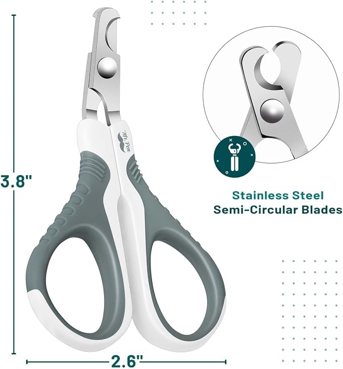 Mr. Pen- Cat Nail Clipper, Stainless Steel | Professional Sharp Cat Claw Trimmer for Small and Medium Cats, Pet Nail Clipper with Sturdy Non Slip Handle