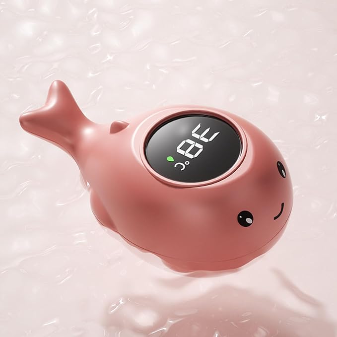 Hilitand Whale Bath Temperature Tester Digital Baby Bath Thermometer Infant Bath Temperature Monitor for Infant, Toddler, Baby ()
