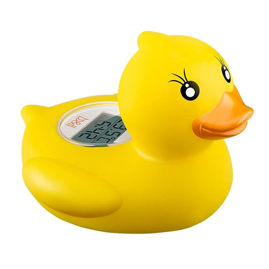 b&h Baby Bath Thermometer, The Infant Bath Floating Toy Safety Temperature Water Thermometer, Baby Bath Essentials (Lady Duck)