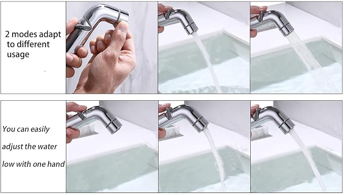 G-Sunny Quick-Connect Sink Faucet Sprayer Kit, Sink Hose Sprayer Accessories, Detachable Metal Adapter With Hand Shower,Hair Washing,Pet Cleaning,for Bathroom/Kitchen (Quick Connect Sprayer)