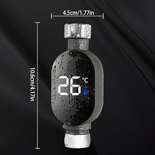 Shower Temperature Meter LED Digital Display Temperature Gauge Household Water Thermometers Waterproof Bath Thermostat