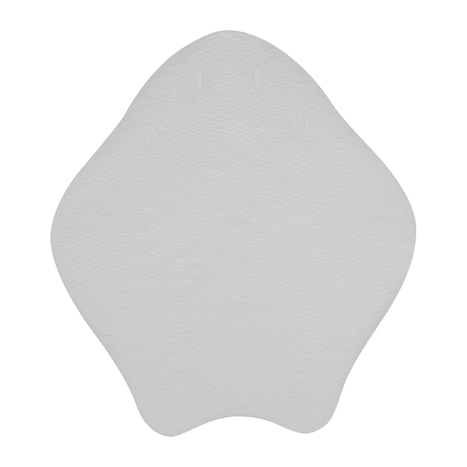 Ubbi Stingray Bath Mat for Baby, Non-Slip, Powerful Suction Cups, Baby Bathtub Time Essentials, Gray