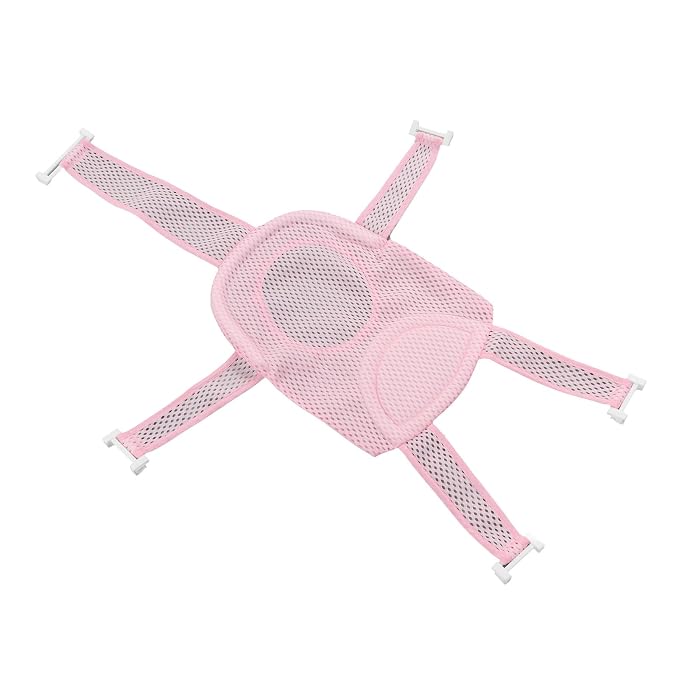 Baby Bath Seat, Adjustable Quick Drying Mesh Support Infant Bathtub Sling for Newborns Toddlers Shower Bathing