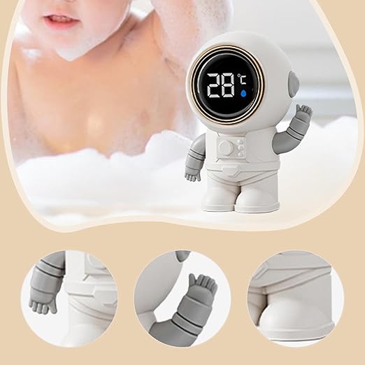 Baby Bath Thermometer Digital Water Thermometer Waterproof for Bathtub Infant Bathroom Household- Astronaut