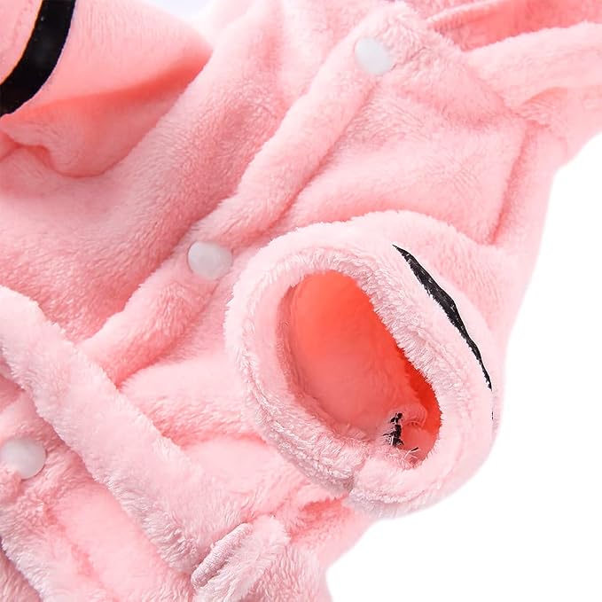 Dog Bathrobe Thicken Pet Drying Coat Super Absorbent Puppy Bathrobe Towel Hooded Towel Robe for Small Dog Cat