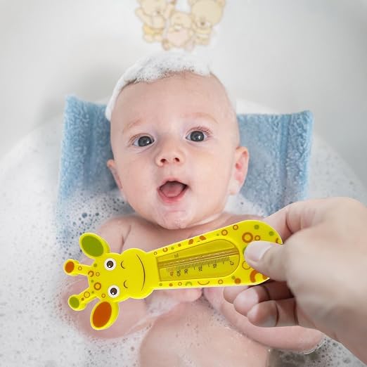 Cute Giraffe Baby Bath Temperature Thermometer | Baby Bath Thermometer,Safety Floating Bath Thermometer for Baby Newborn,Baby Bathtub Thermometer Fun Bath Toy