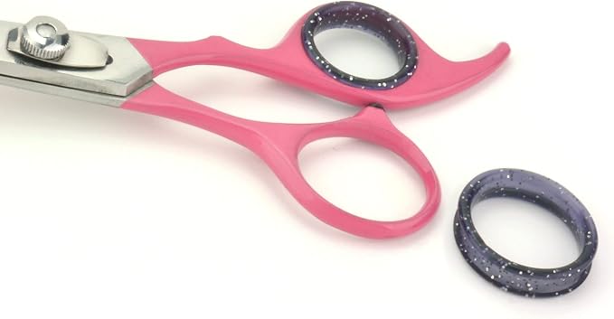 Scaredy Cut NO Buzz Dog Clippers, Tiny Trim Safety Scissor. A Silent Low Noise Pet Grooming Clipper, Right Handed Pink