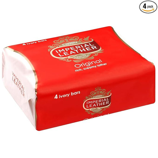 Cussons Imperial Leather Original Bar Soap - 4 Pack