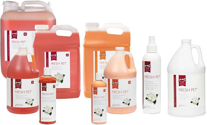 MPP Dog Grooming Pro Fresh Pet Shampoo Conditioner Cologne Mist or Waterless Shampoo (Gallon)