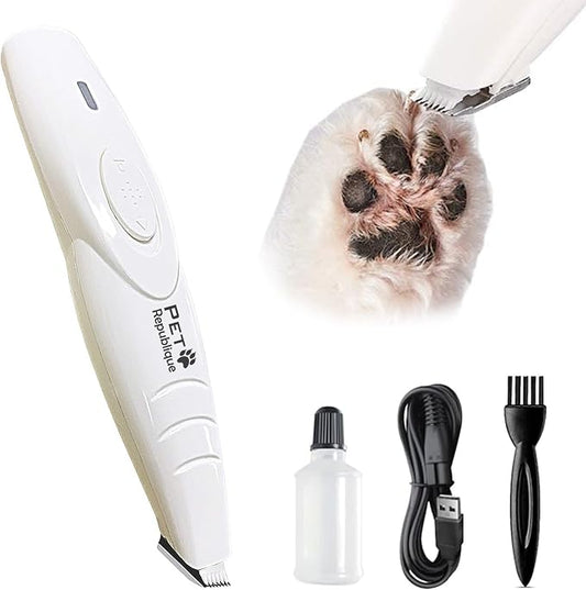 Pet Republique Cordless Dog Shaver Trimmer Kit - Hair Clippers with Options for All Fur Type & All Size Dogs Cats and Pets (Mini Shaver)