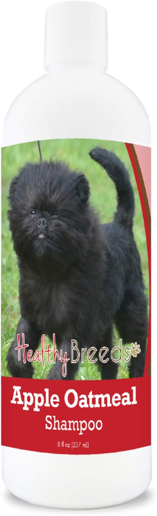 Healthy Breeds Affenpinscher Apple Oatmeal Dog Shampoo - All Natural, Tearless & Hypoallergenic Cleanser & Conditioner - Best for Dry, Itchy or Irritated Skin - 8 oz