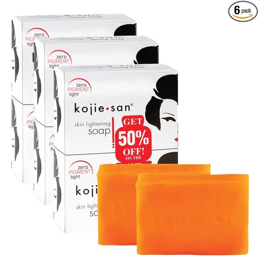 Kojie San Skin Lightening Soap 135g LARGE (6-Pack)