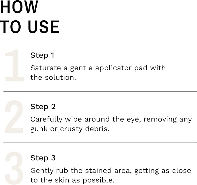 Eye Envy Tear Stain Remover Solution for Dogs. Gentle, Natural, Safe. Cleans Tear Stains. Recommended by AKC Breeders, Handlers, Groomers. 4 oz. Made in USA