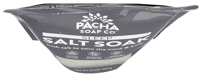Pacha Soap Sleep Salt Soak, 32 OZ