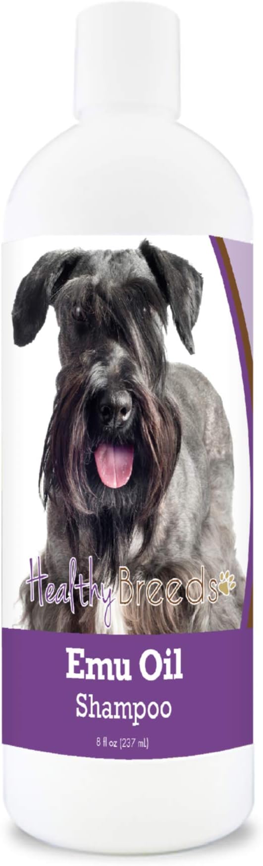 Healthy Breeds Cesky Terrier Emu Oil Shampoo - Gentle Cleanser that Provides Soothing Relief of Inflammation While Restoring Moisture Balance - Fruity Scent - 8 oz