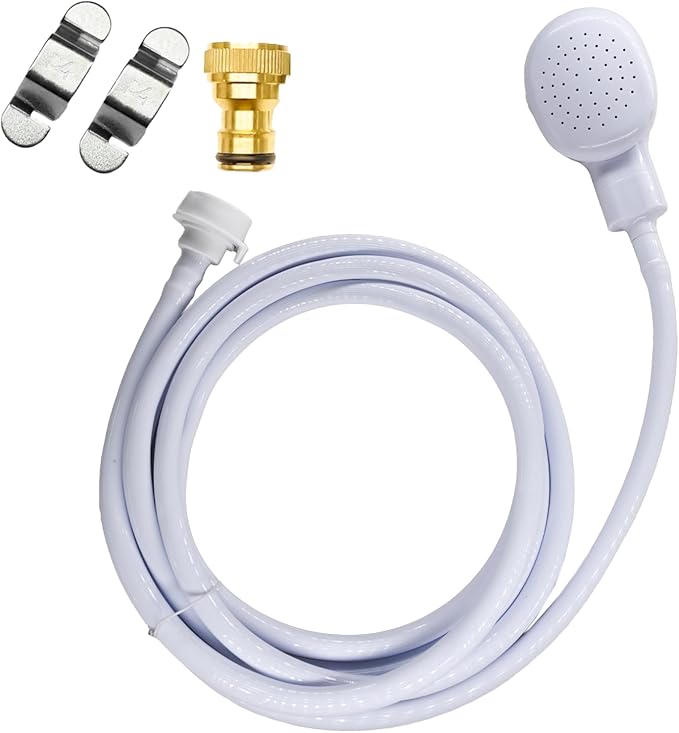 3m /9.84ft Quick-Connect Sink Spray Rrubber Hose,Shampoo Sprayer Handheld Hose Portable Sink Spraye Strainers for Bathing Baby,Pets Shower,Rinsing Vegetables,Washing Hair