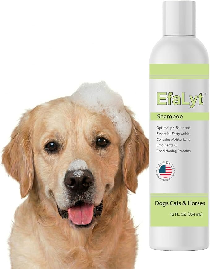 Pet Shampoo and Cream Rinse Set, Hypoallergenic Formula with Essential Fatty Acids, Natural Moisturizing for Pets, 12 fl oz (Cream Rinse)