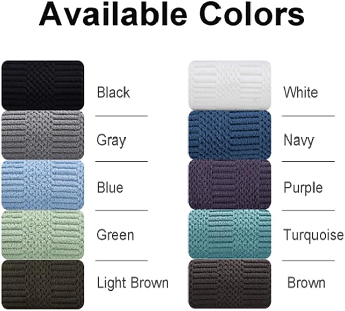 8 Pcs Black Oversized Bath Towel Set-2 Extra Large Bath Sheets,2 Hand Towels,4 Washcloths Soft Bathroom Towels Highly Absorbent Quick Dry Beach Chair Towels Woven Towels for Hotel and Spa