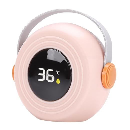 Digital Baby Bath Thermometer, LED Toy for Infants Toddlers Swimming Pool (Pink)