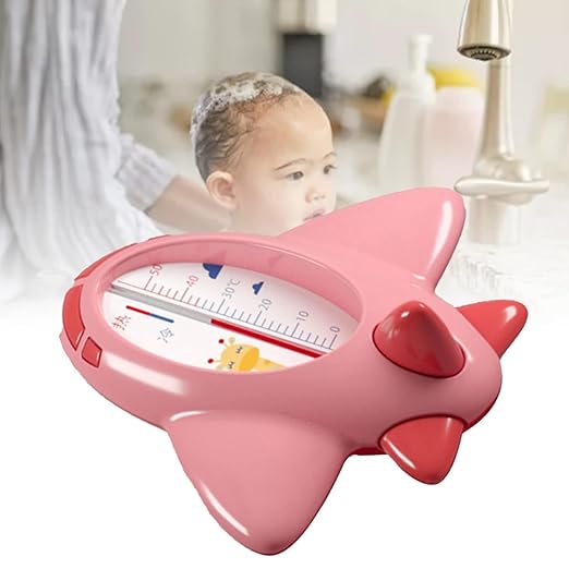 Baby Bath Thermometer, Infant Bath Thermometer Airplane Shape Lovely Multifunctional Infant Water Temperature Thermometer ()