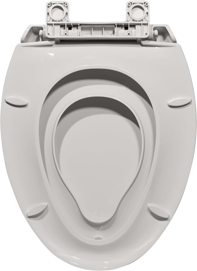 Toilet Seat With Toddler Seat,PP Material Family Toilet Seat Cover with Adult and Toddler Seat, Soft Close Design, Easy to Clean, Safe for Home Kids Potty Training