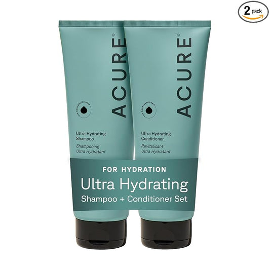 Acure Ultra Hydrating Shampoo and Conditioner Set - 8 fl oz (2 Pack)