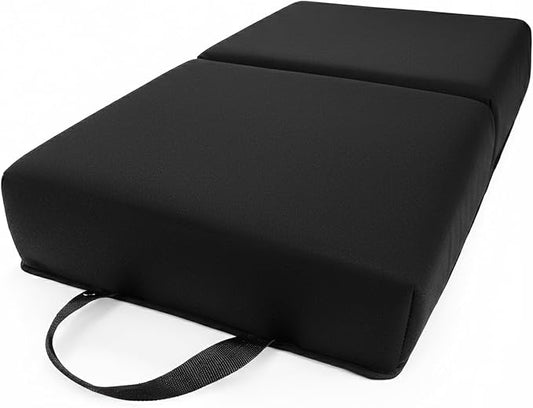 Coloch Extra Thick Keeling Pad, Black Soft Foam Garden Kneeling Cushion Waterproof Bath Kneeler Foldable Knee Mat for Planting Work, Baby Bath, Camping, Car Repairing, Protecting Knees