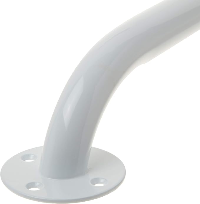 Drive Medical RTL12012 Powder-Coated Grab Bar, White, 1 Count (Pack of 1)